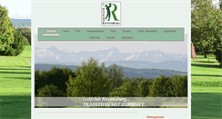 Desktop Screenshot of golfclub-ravensburg.de